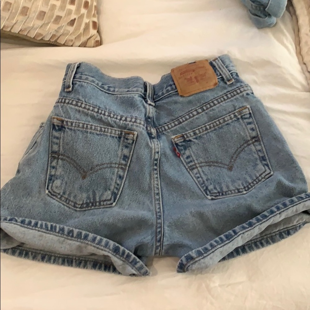 Levi denim shorts